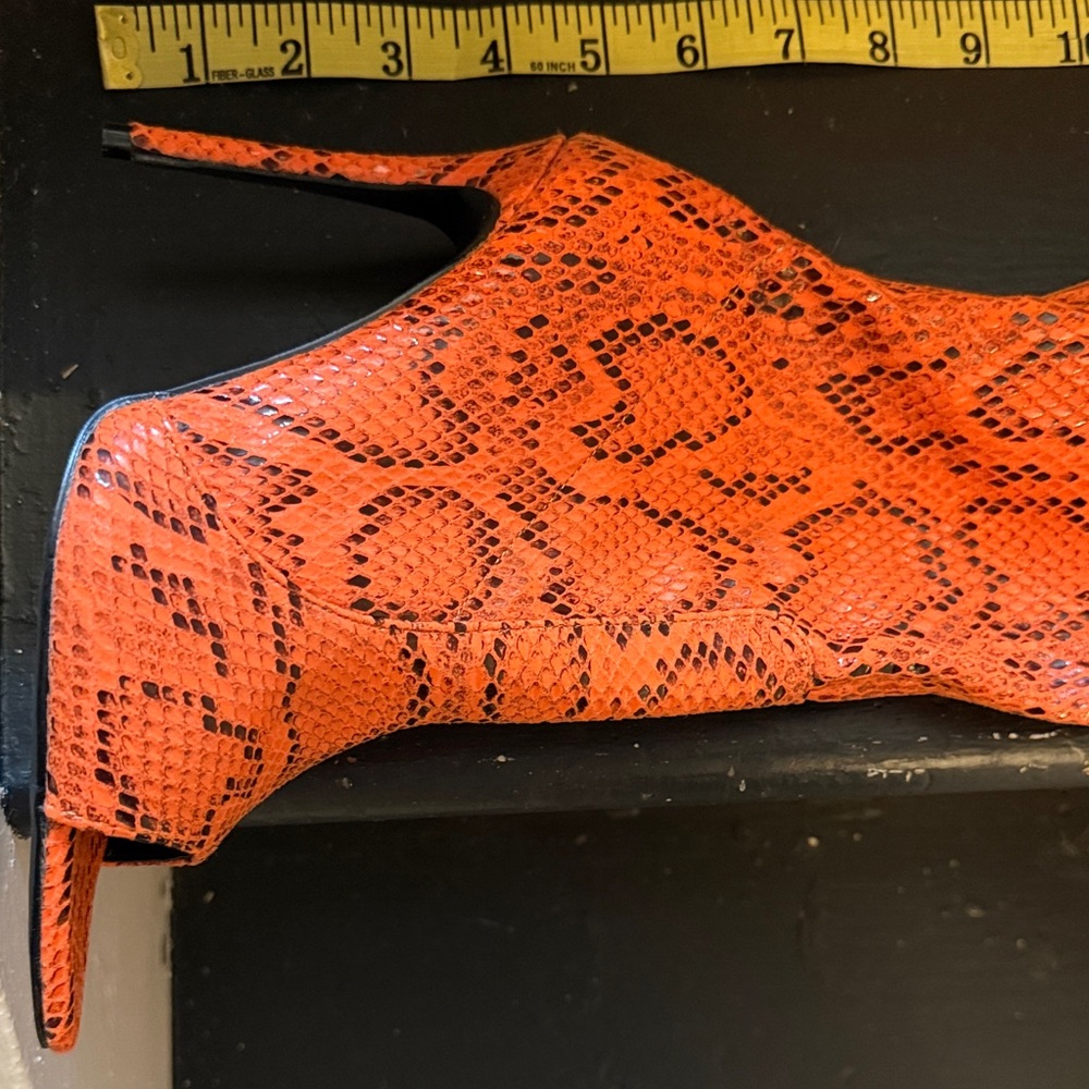 Over-the-Knee Snake Print Boots - Picture 4 of 10